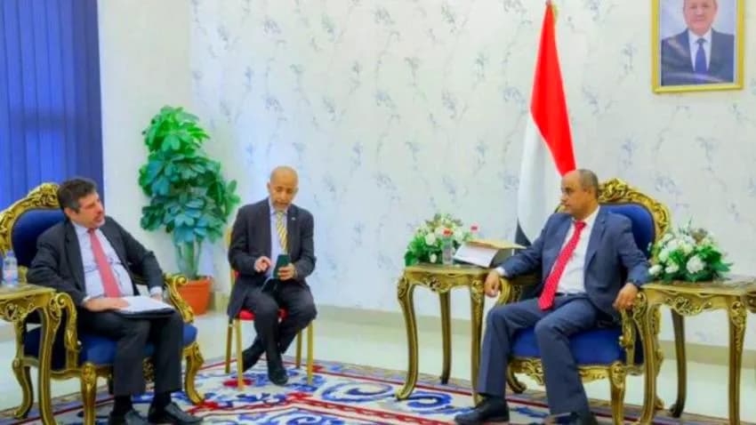 السفير الأمريكي: نتطلع للعمل مع رئيس الحكومة "بن بريك" لإنهاء التهديد الحوثي