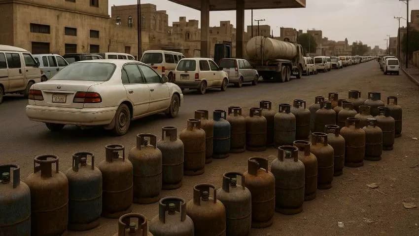أزمة غاز مفتعلة في إب.. السكان يلجأون للاحتطاب  والحوثيون يكمّمون الأفواه