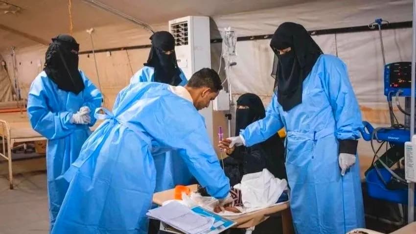 الصحة العالمية: اليمن يسجل ثاني أعلى معدل تفشٍ لوباء الكوليرا عالميا