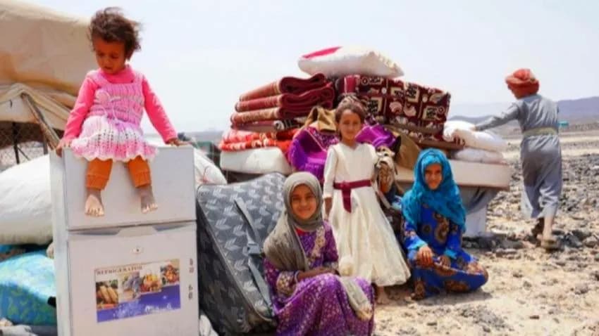 المنظمة الدولية للهجرة: نزوح 64 أسرة في اليمن خلال أسبوع
