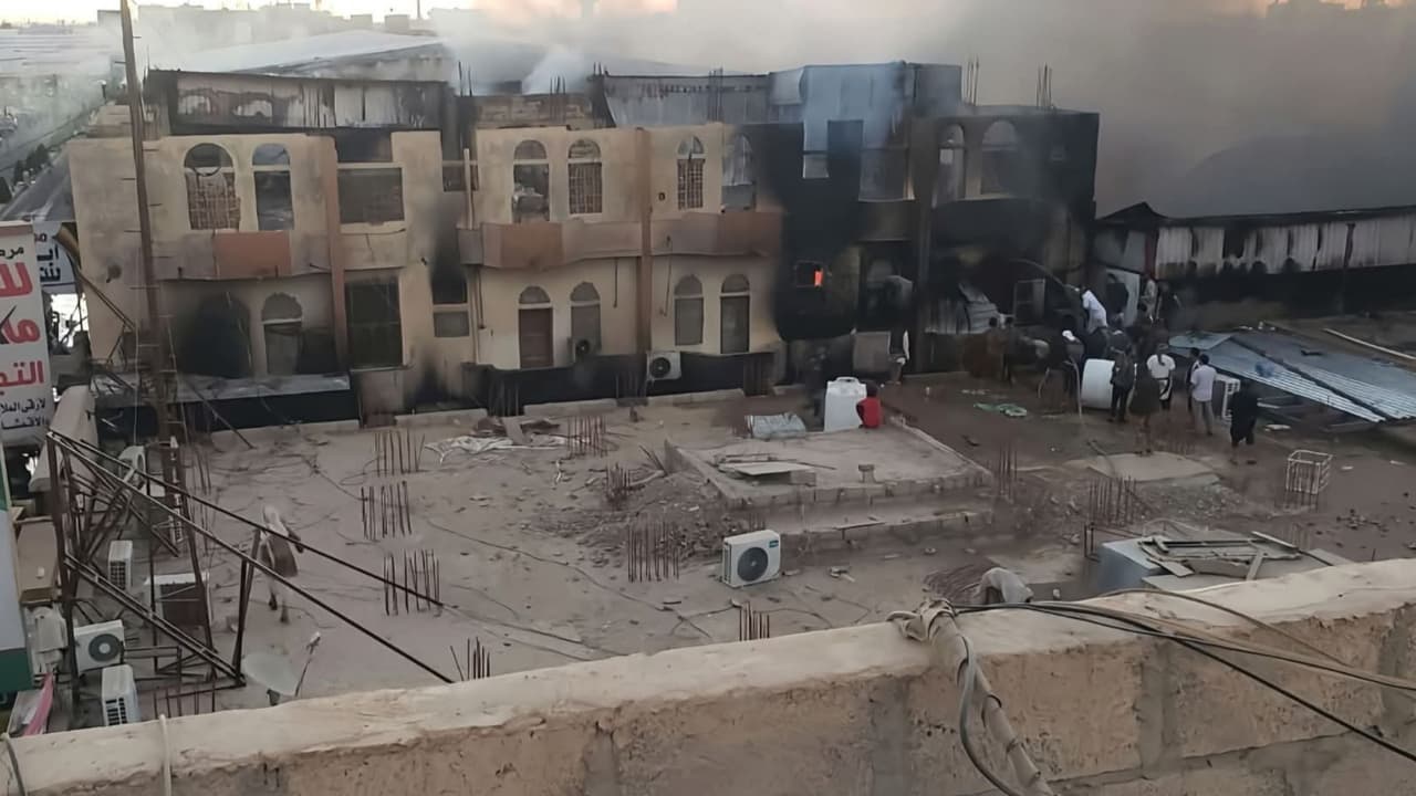 ارتفاع ضحايا حريق مأرب إلى 30 حالة بينها وفاة طفل