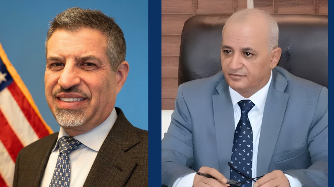 السفير الأمريكي ووزير المياه يبحثان تعزيز إدارة الموارد المائية في اليمن