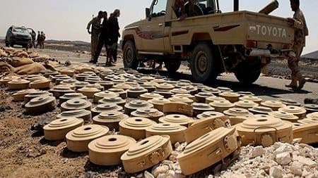 إصابة 4 أطفال بجروح خطيرة إثر انفجار لغم حوثي في الحديدة