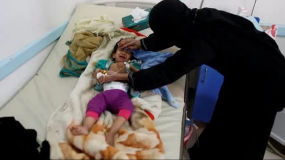 الصحة العالمية: أكثر من 3 آلاف إصابة بالكوليرا في اليمن و3 وفيات خلال 3 أشهر