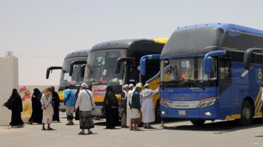 هيئة النقل البري: منفذ الوديعة استقبل حتى الآن أكثر من 9 آلاف حاج