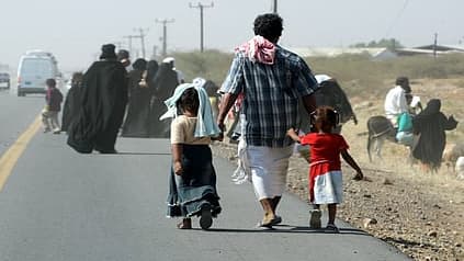 الهجرة الدولية ترصد نزوح 9 أسر يمنية خلال أسبوع واحد