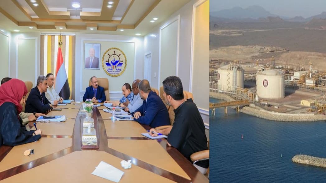 وزير النقل يبحث إجراءات اعتماد ميناء "قنا" وتوسعة ميناء المكلا