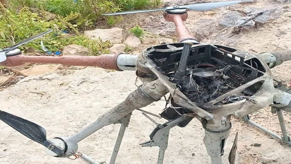 إسقاط طائرة حوثية مسيرة في جبهة الصلو بمحافظة تعز