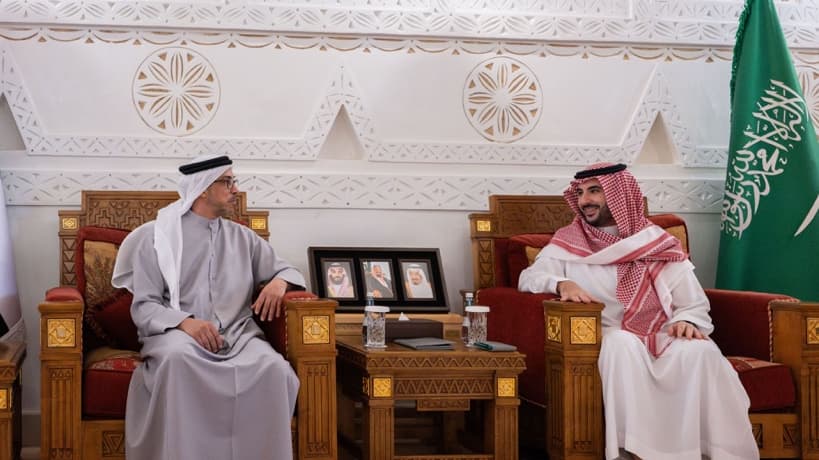 وزير الدفاع السعودي يستقبل نائب رئيس الامارات