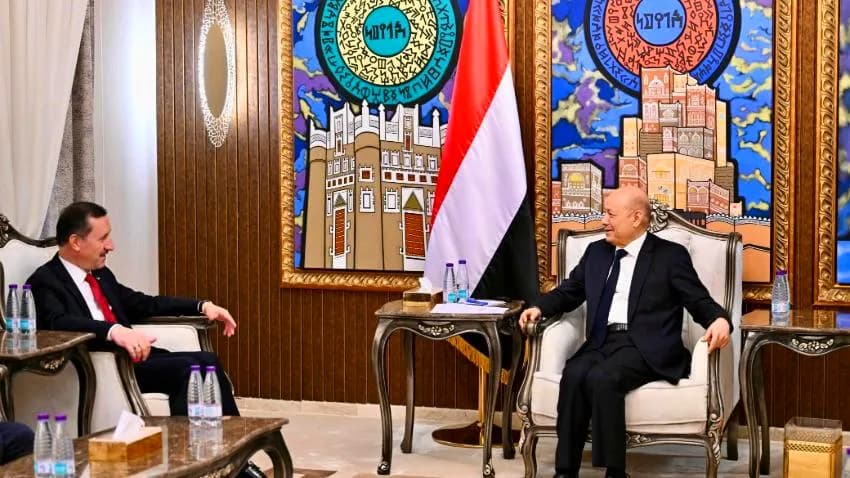 العليمي يشكر تركيا لاستضافتها آلاف اليمنيين الهاربين من بطش الحوثيين