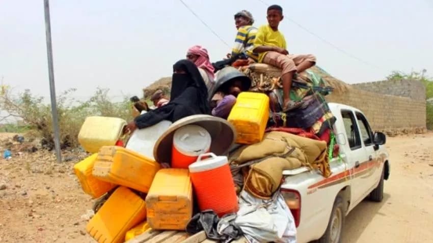 الهجرة الدولية: نزوح 42 أسرة يمنية خلال أسبوع بسبب مخاوف أمنية واقتصادية