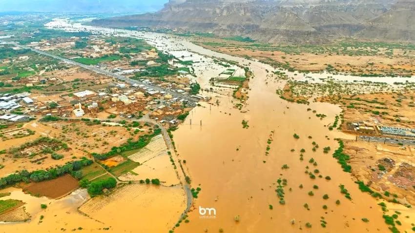 الفاو تحذّر: أمطار غزيرة وفيضانات تهدد اليمن في الأيام المقبلة