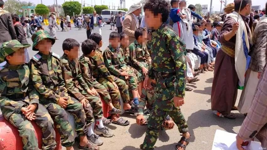 تقرير حقوقي يوثق 21 ألف انتهاك لمليشيا الحوثي بحق الطفولة منذ 10 سنوات