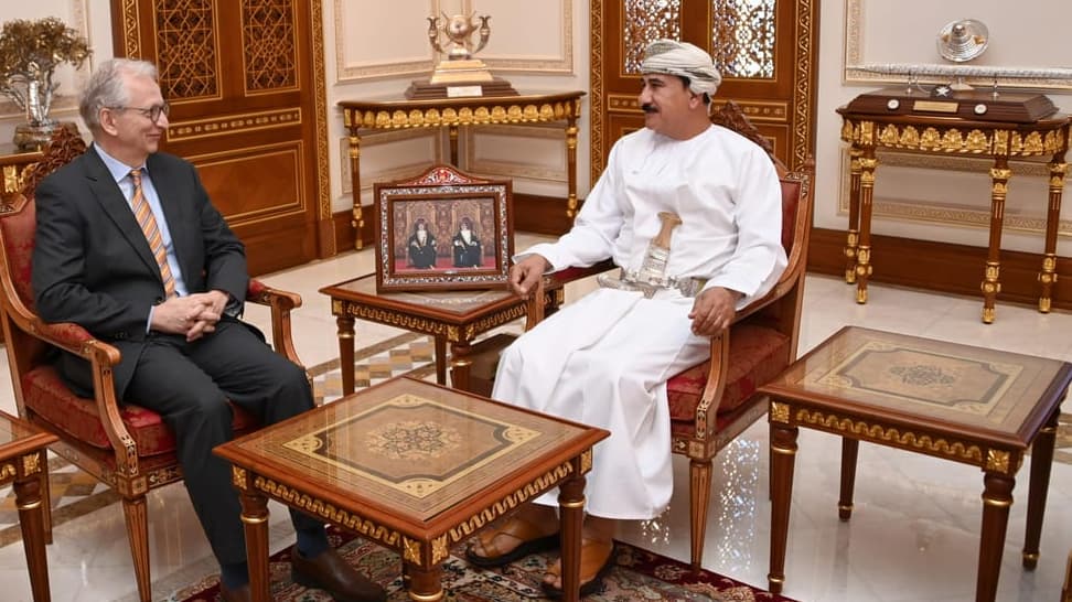 عُمان وألمانيا تبحثان مستجدات الأزمة اليمنية وسبل دعم الحل السياسي