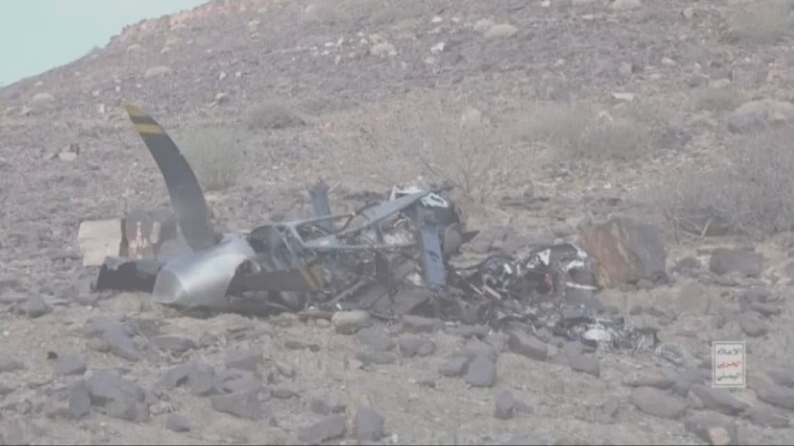 الحوثيون يعلنون إسقاط طائرة أمريكية مسيرة من طراز MQ-9 في أجواء مأرب