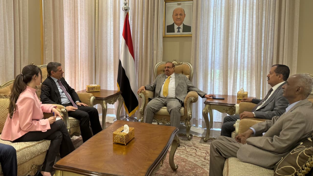 البركاني يودّع السفير فاجن ويؤكد الشراكة اليمنية الأمريكية لمواجهة التهديدات الحوثية