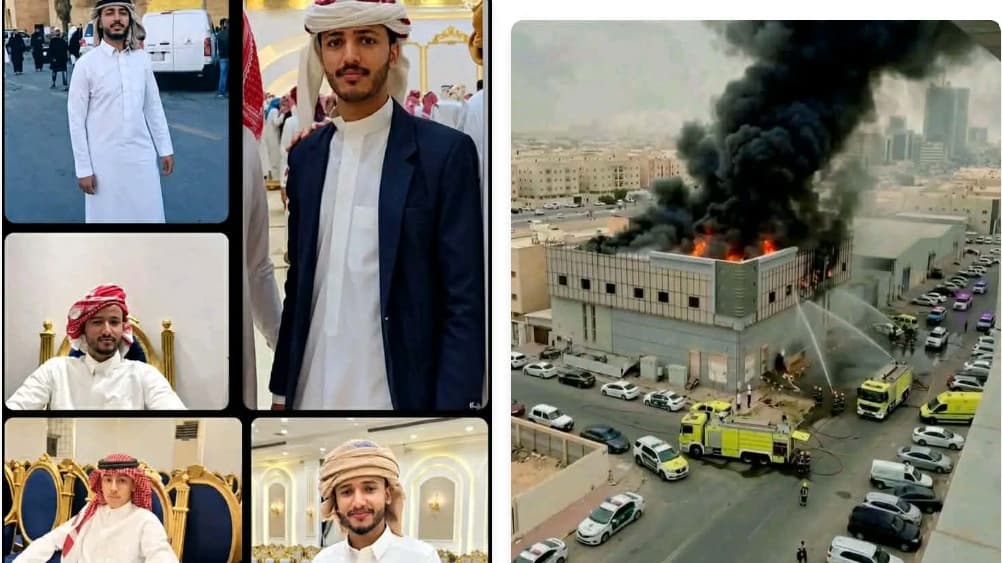 وفاة خمسة مغتربين يمنيين بحريق أحد المستودعات في الرياض