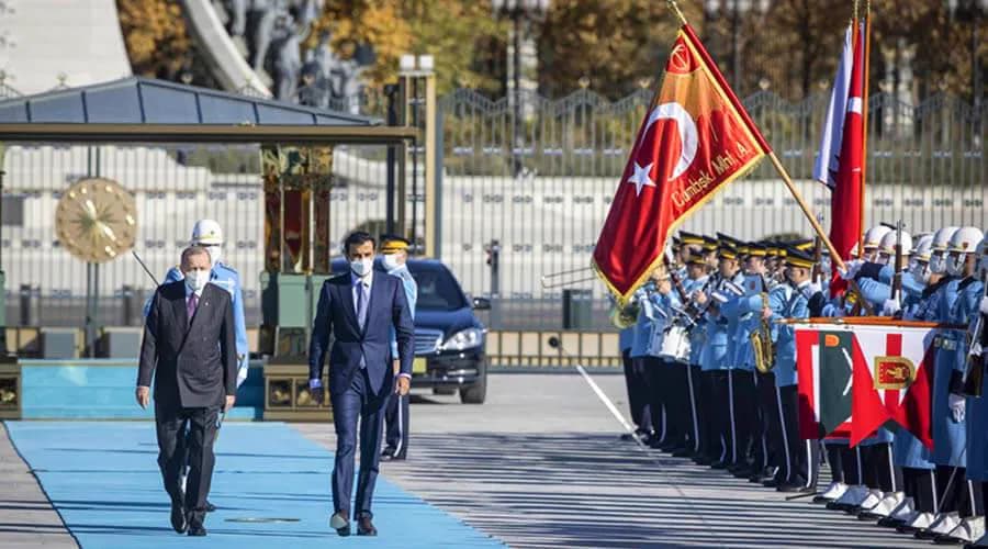 أردوغان يستقبل أمير قطر.. تناغم سياسي واتفاق في وجهات النظر