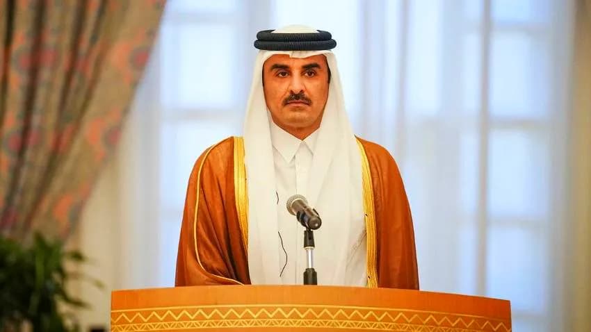 أمير قطر: لا يجوز السكوت عن القصف الهمجي على غزة وتجاهل أعداد الضحايا