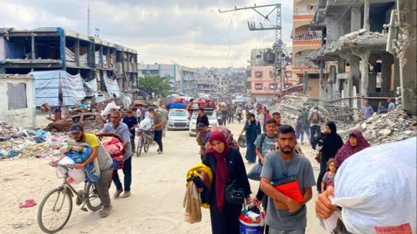 الاحتلال يحاصر 400 ألف شخص شمالي غزة ويواصل عملياته في ضاحية بيروت