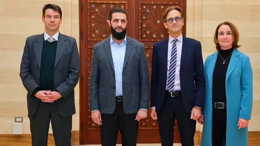 وفد دبلوماسي أميركي يصل دمشق وأوروبا تشترط لدعم الحكومة الجديدة