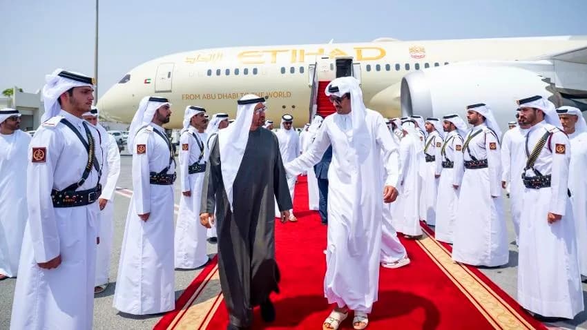 رئيس الإمارات يزور قطر عقب العدوان الإسرائيلي على الدوحة