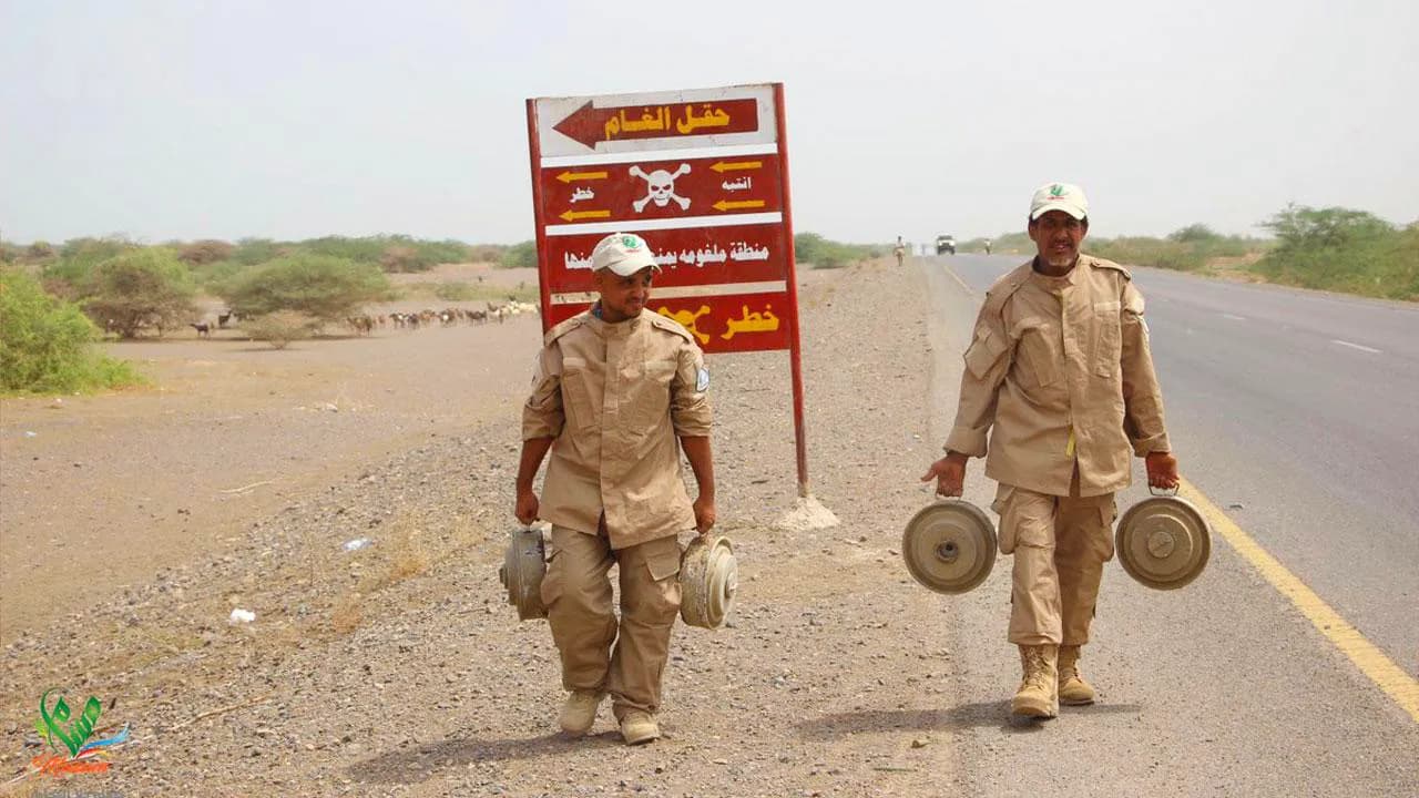 البرنامج الوطني: اليمن ما يزال يعاني من وجود مساحات واسعة مزروعة بألغام الحوثيين