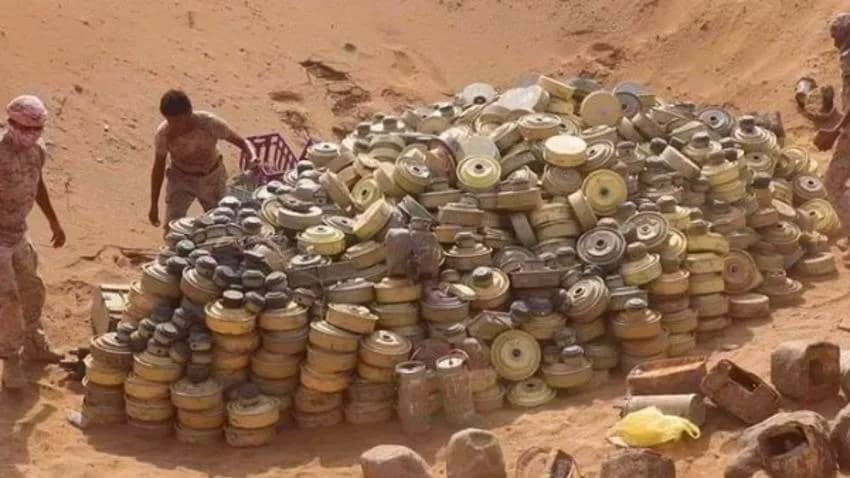 استشهاد مدني بانفجار لغم زرعته مليشيا الحوثي في الجوف ومصرع مسلحين لها في مأرب