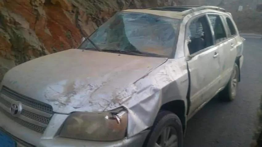 وفاة طفل وإصابة 9 آخرين بحادث مروري في طريق القبيطة بلحج