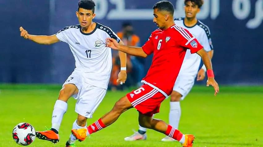 فوز منتخب الشباب اليمني على المنتخب الإماراتي