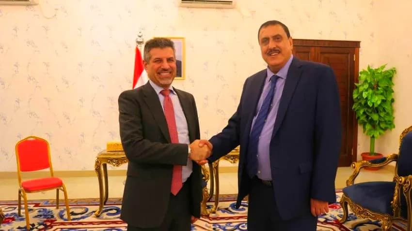 لبحث ملف الإرهاب.. مدير شرطة عدن يلتقي السفير الأمريكي