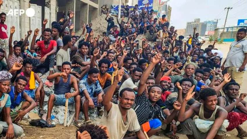 قتيلان في عراك بين مهاجرين إثيوبيين بعدن غداة تظاهرة للمطالبة بإجلائهم