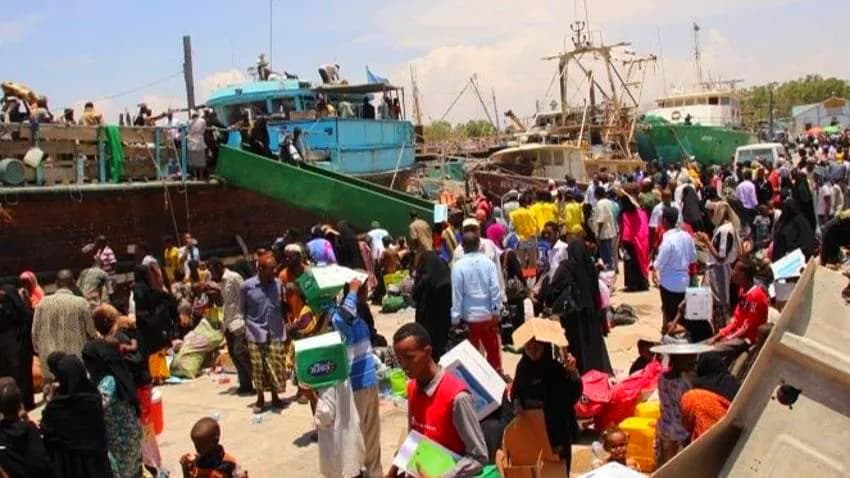 6 آلاف لاجئ صومالي في اليمن يعودون إلى بلادهم