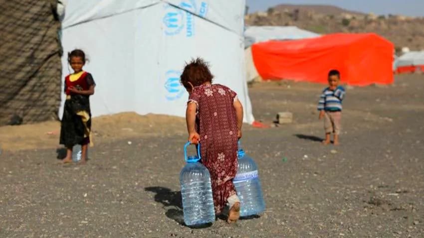 الهجرة الدوليـة تعلن نزوح 27 ألف شخص في اليمن منذ مطلع العام الجاري