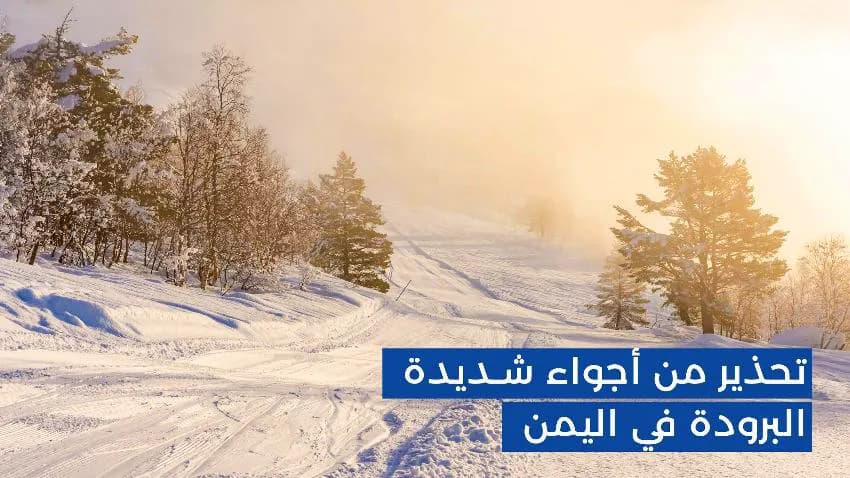 مركز الأرصاد يحذر من أجواء شديدة البرودة شمالاً واضطراب البحر جنوباً