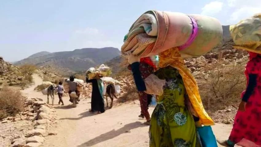 الأمم المتحدة: نزوح أكثر من 3 آلاف أسرة يمنية منذ مطلع العام الجاري