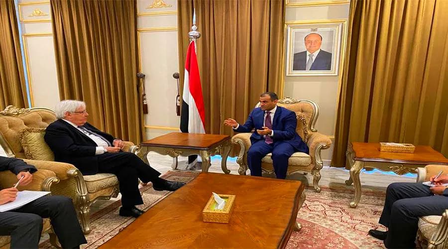 المبعوث الأممي يختم زيارته للرياض بلقاء قيادات في الشرعية والتحالف