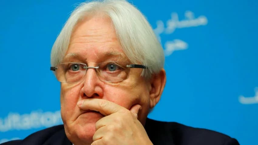 غريفيث: تواصلنا مع جميع الأطراف اليمنية لوقف إطلاق النار
