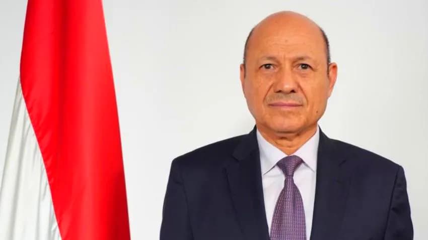 رئيس المجلس العليمي يبحث مع غروندبرغ الحلول السياسية لأزمة اليمن