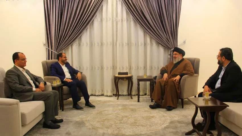 الرئيس الإيراني يتحدث عن الحوار مع السعودية ووفد المليشيا يلتقي زعيم حزب الله