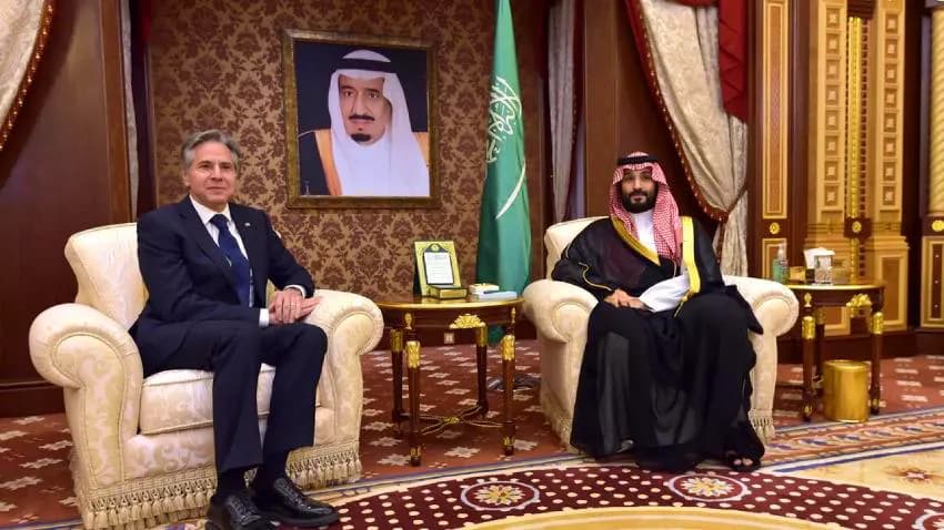 بلينكن يبحث مع بن سلمان ملف اليمن