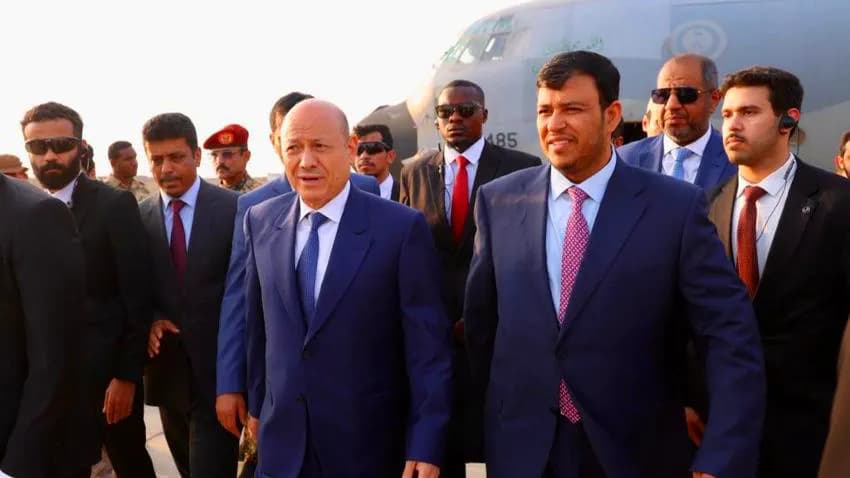 رشاد العليمي يعود إلى عدن في مهمة سعودية محدودة