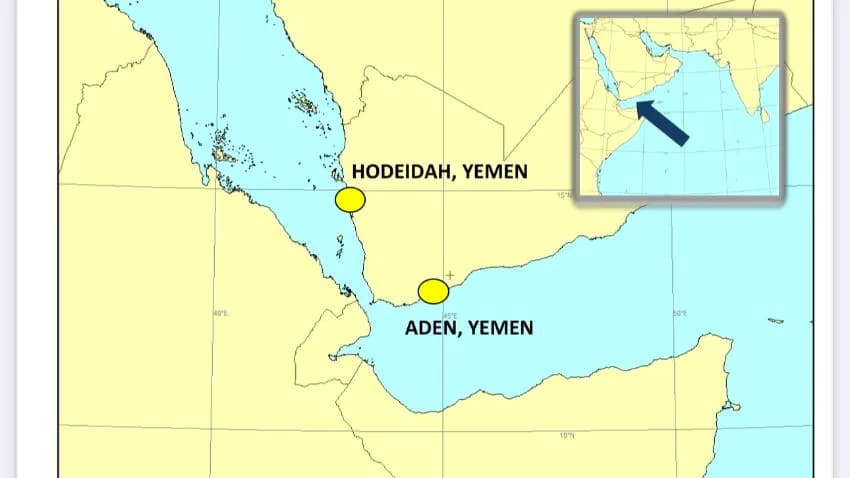 كيان بحري ينتحل الشخصية الأممية يوجه السفن من عدن إلى الحديدة
