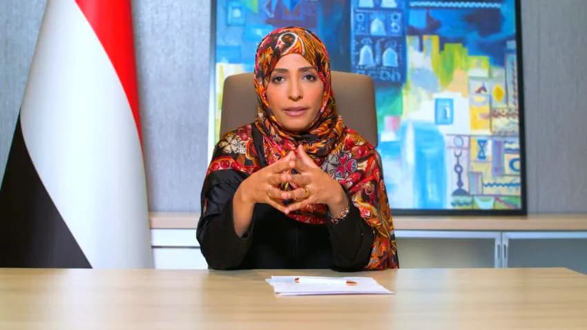توكل كرمان: القصف الأمريكي والبريطاني عدوان سافر نرفضه وندينه