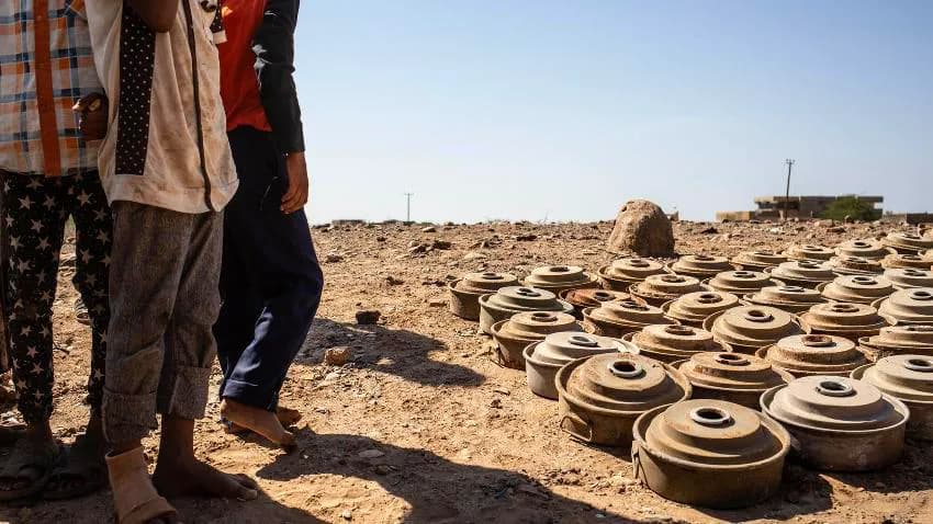 تقرير حقوقي: مقتل وإصابة 2843 مدنياً جراء حوادث الألغام الحوثية خلال 6 سنوات