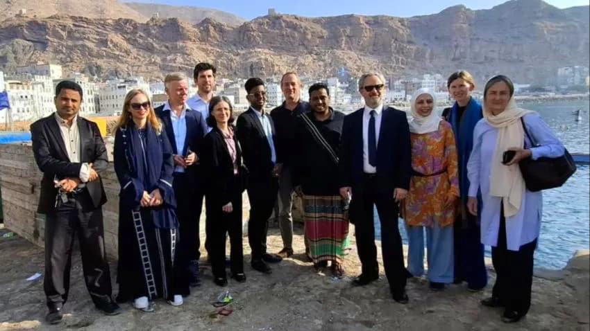 سفراء الاتحاد الأوروبي يختتمون زيارتهم إلى المكلا وعدن