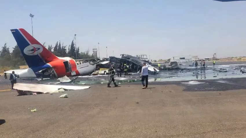هيومن رايتس: استهداف إسرائيل والحوثيين للمطارات "جرائم حرب"