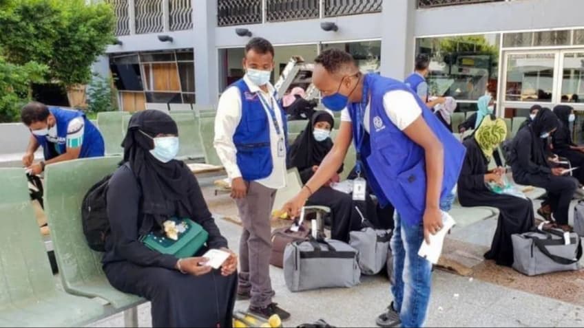 الأمم المتحدة تعلن إجلاء 155 مهاجرا إثيوبيا من اليمن بشكل طوعي