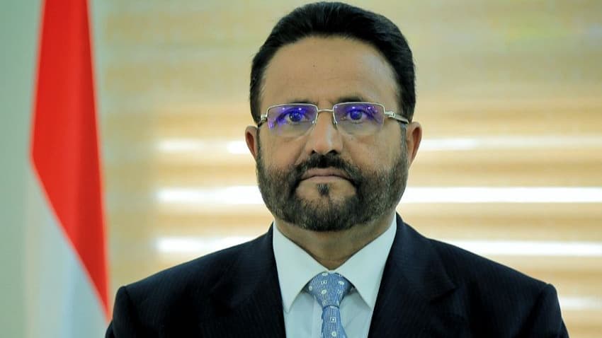 العرادة يدعو الصين إلى الضغط على إيران لوقف دعم الحوثيين وإنهاء تهديد الملاحة