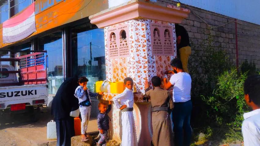 مصدر لمياه الشرب.. برادات السبيل تُحف فنية في شوارع مأرب
